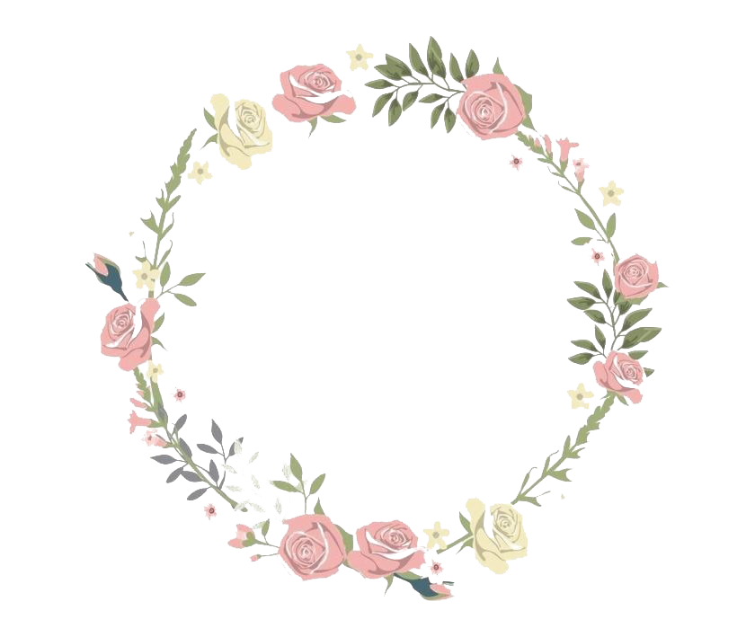 Download PNG image - Watercolor Floral Flower Frame PNG Clipart 