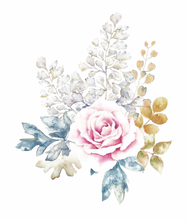 Download PNG image - Watercolor Flowers PNG Download Image 