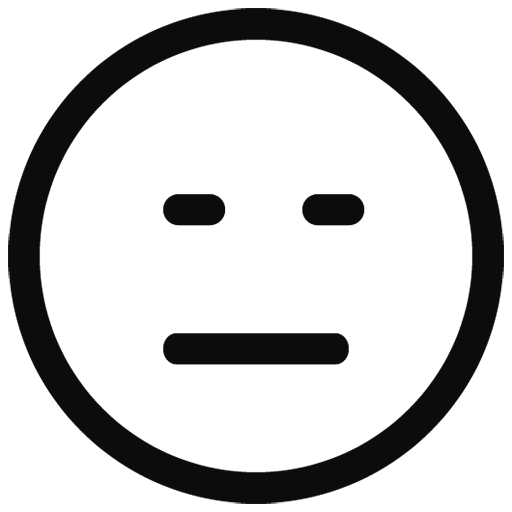 Download PNG image - WhatsApp Black Outline Emoji PNG File 
