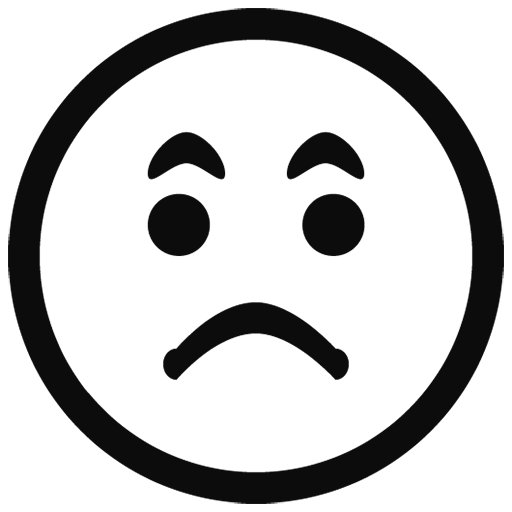 Download PNG image - WhatsApp Black Outline Emoji PNG HD 