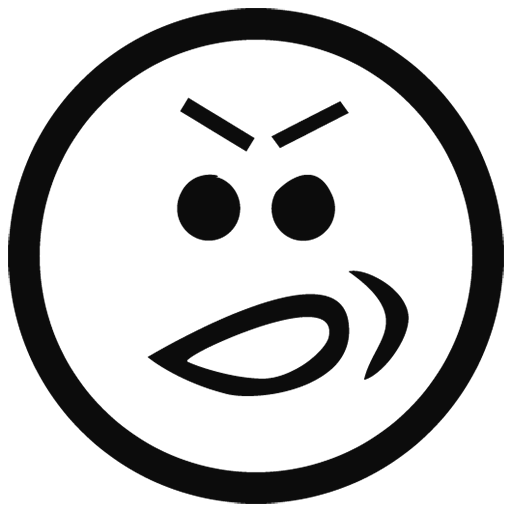 Download PNG image - WhatsApp Black Outline Emoji PNG Pic 