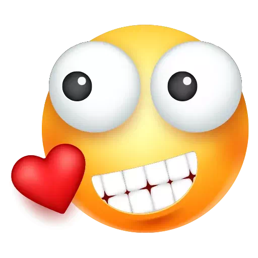 Download PNG image - WhatsApp Heart Eyes Emoji Transparent PNG 
