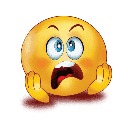 Download PNG image - WhatsApp Shocked Emoji PNG Free Download 