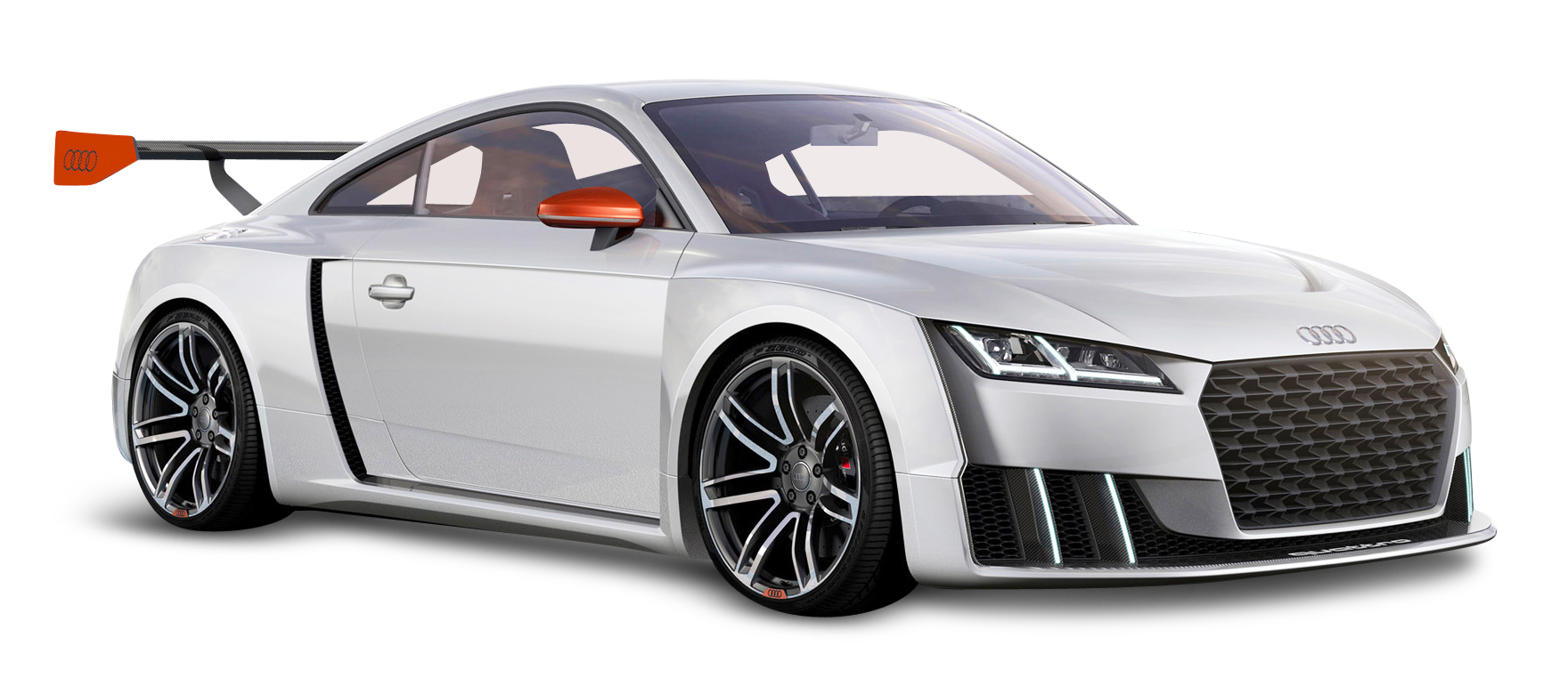 Download PNG image - White Audi Transparent PNG 