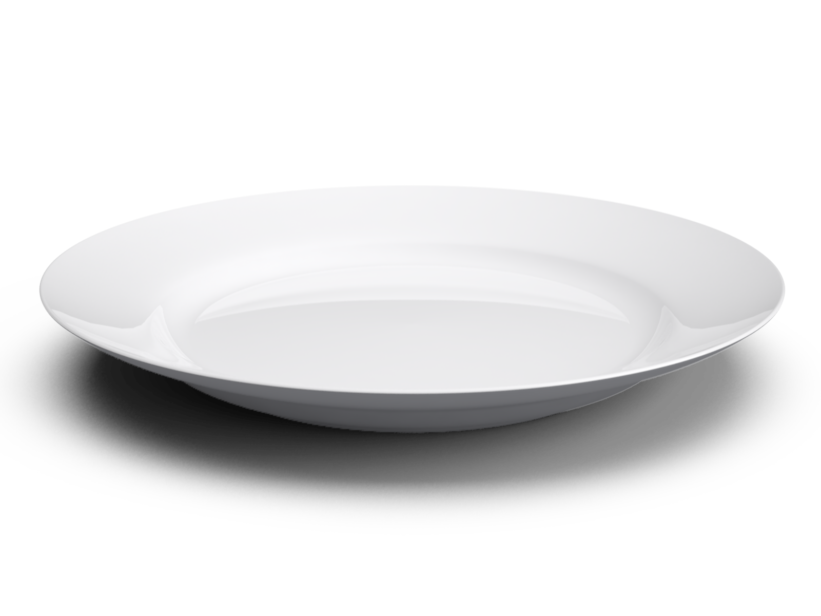 Download PNG image - White Plate PNG File 