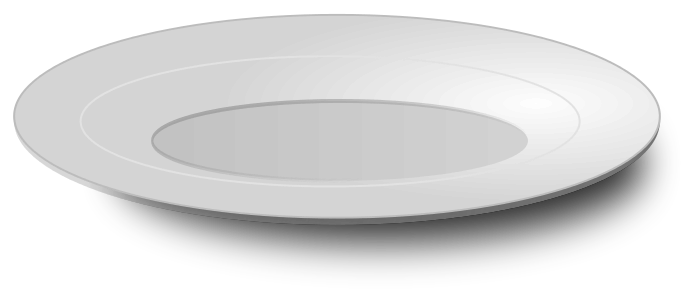 Download PNG image - White Plate PNG HD 