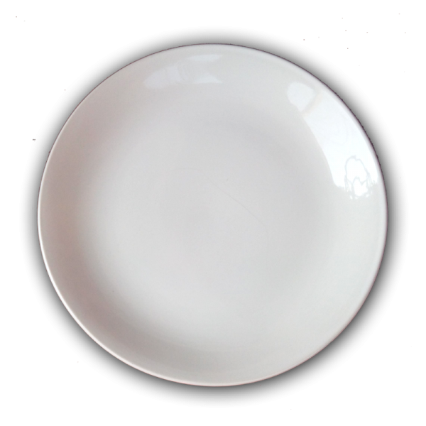 Download PNG image - White Plate Transparent Background 