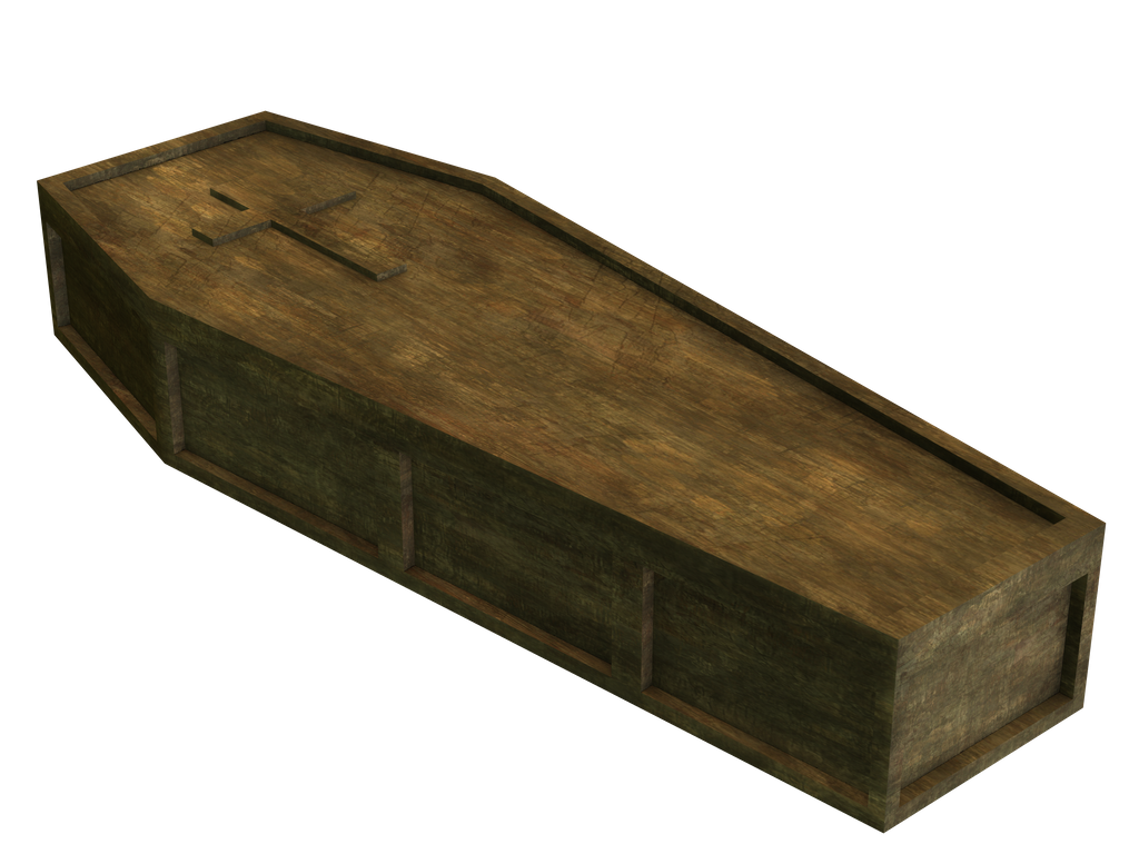 Download PNG image - Wooden Coffin PNG Clipart 