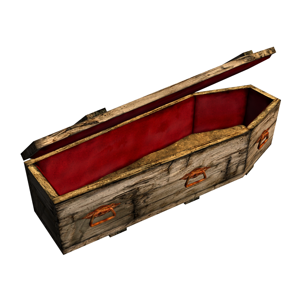 Download PNG image - Wooden Coffin PNG Picture 