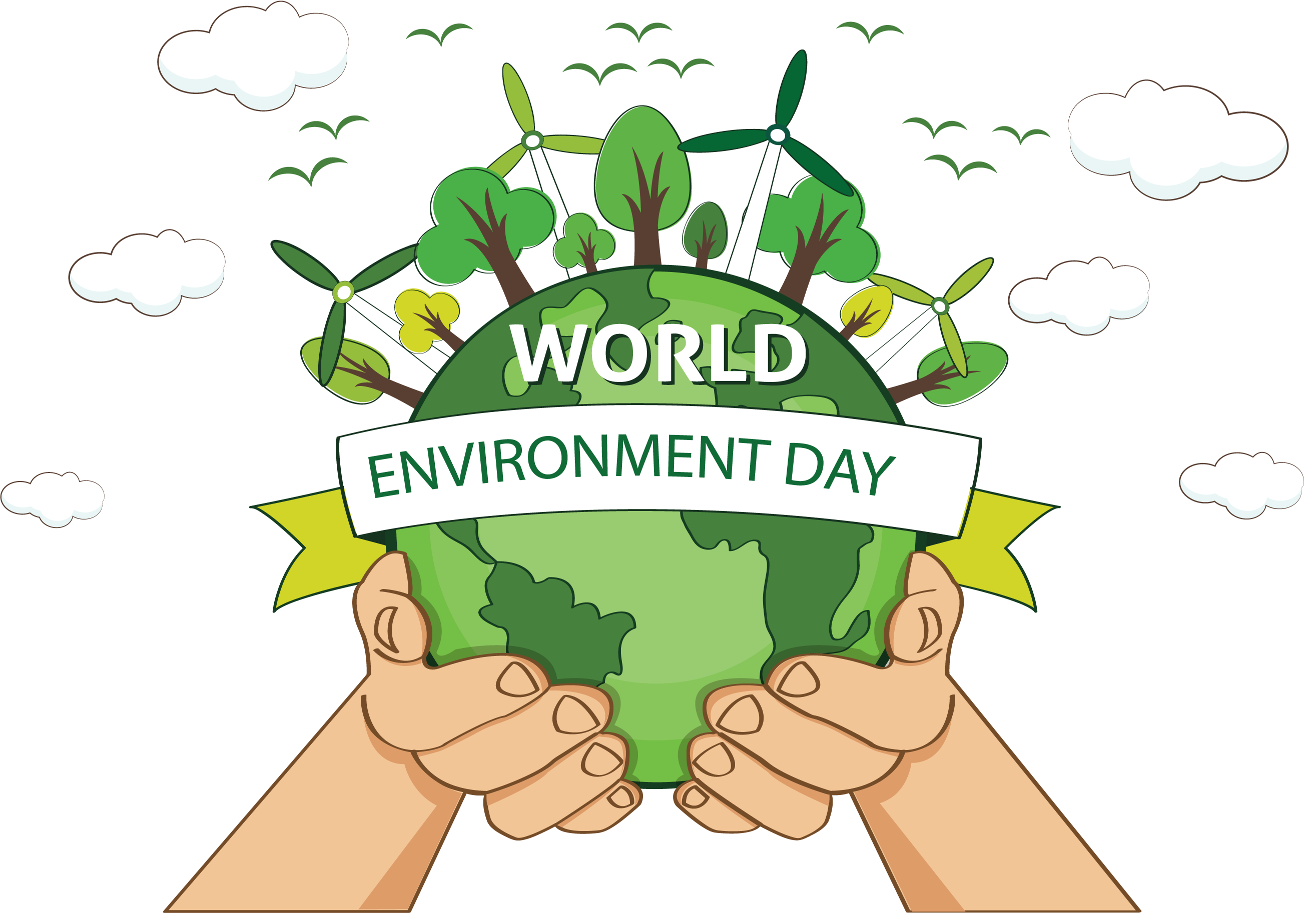 Download PNG image - World Environment Day Earth Transparent Background 