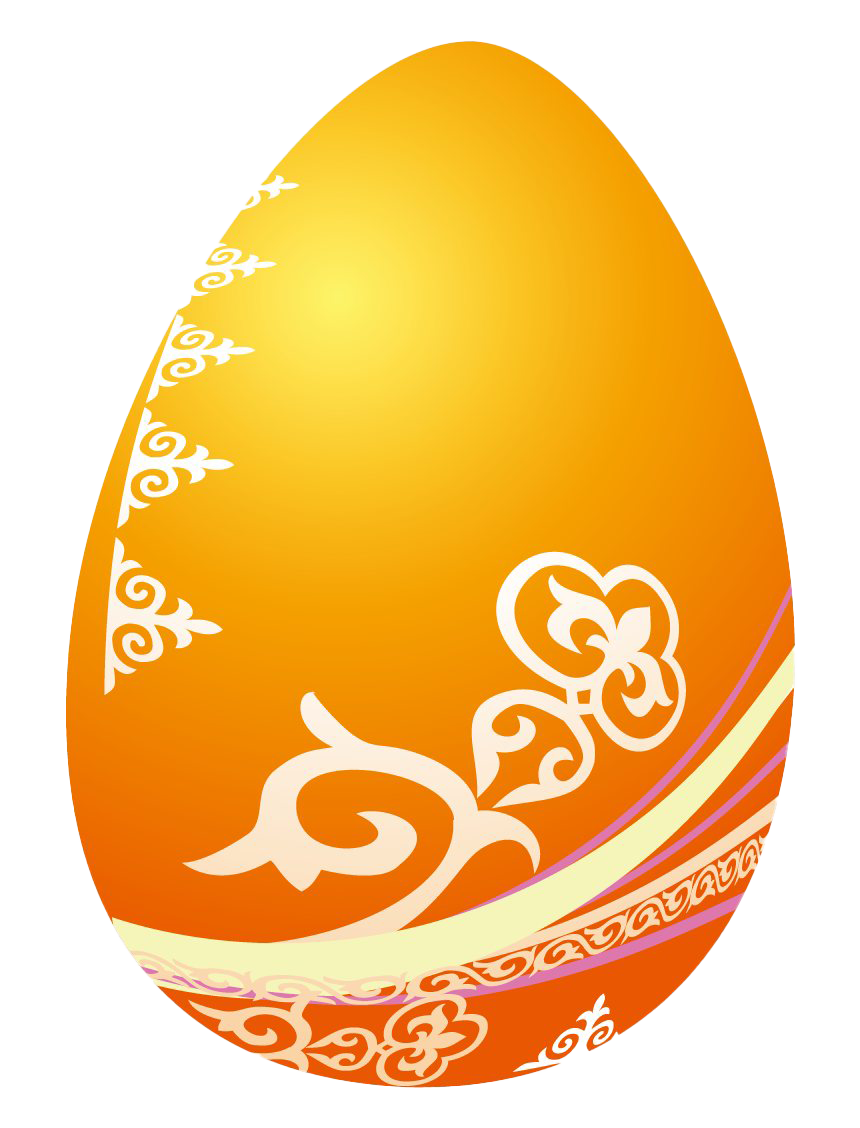 Download PNG image - Yellow Easter Egg Transparent PNG 