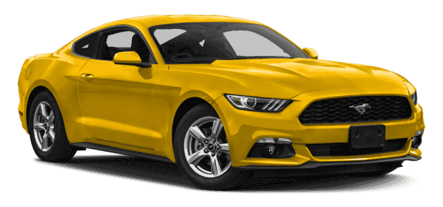 Download PNG image - Yellow Ford Mustang Transparent PNG 