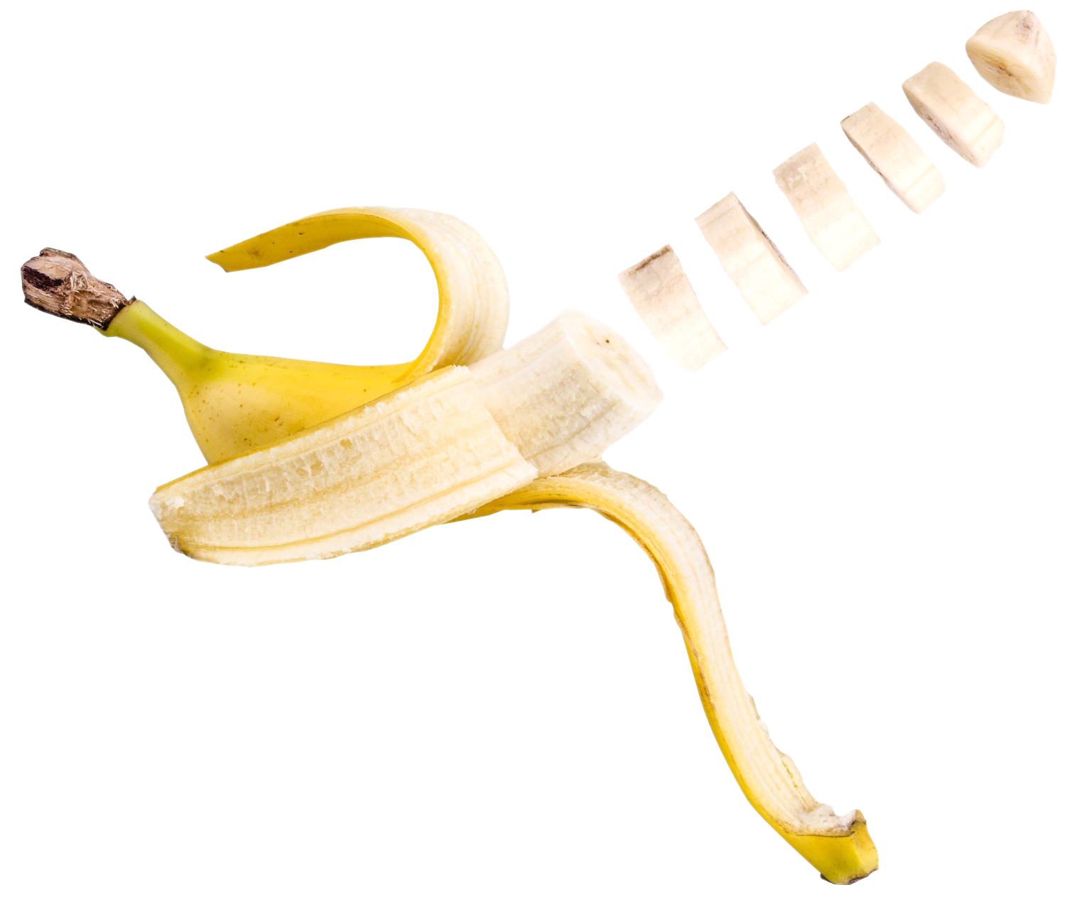 Download PNG image - Banana Slice Fresh Transparent PNG 
