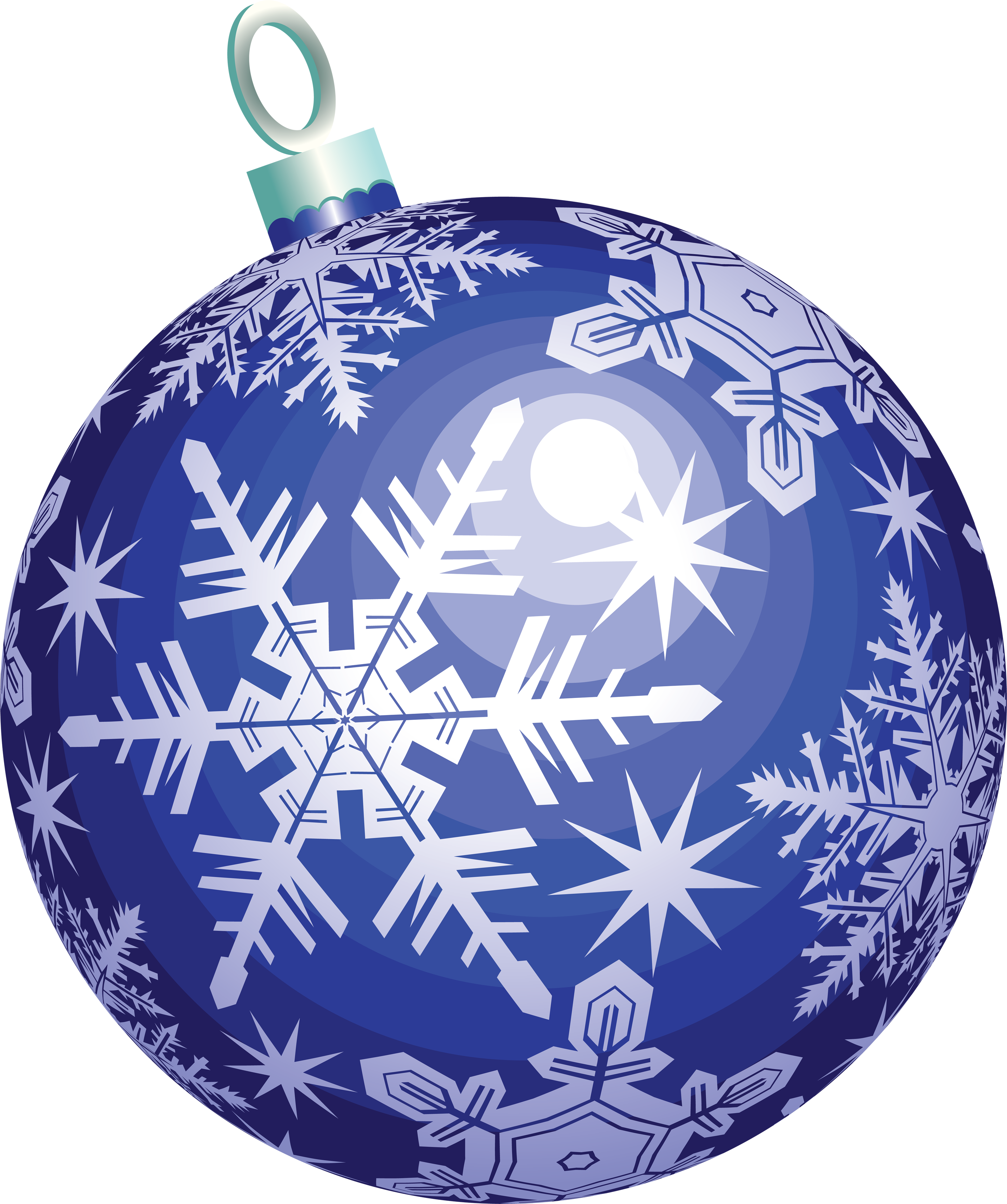 Download PNG image - Blue Christmas Ornaments PNG Photo 