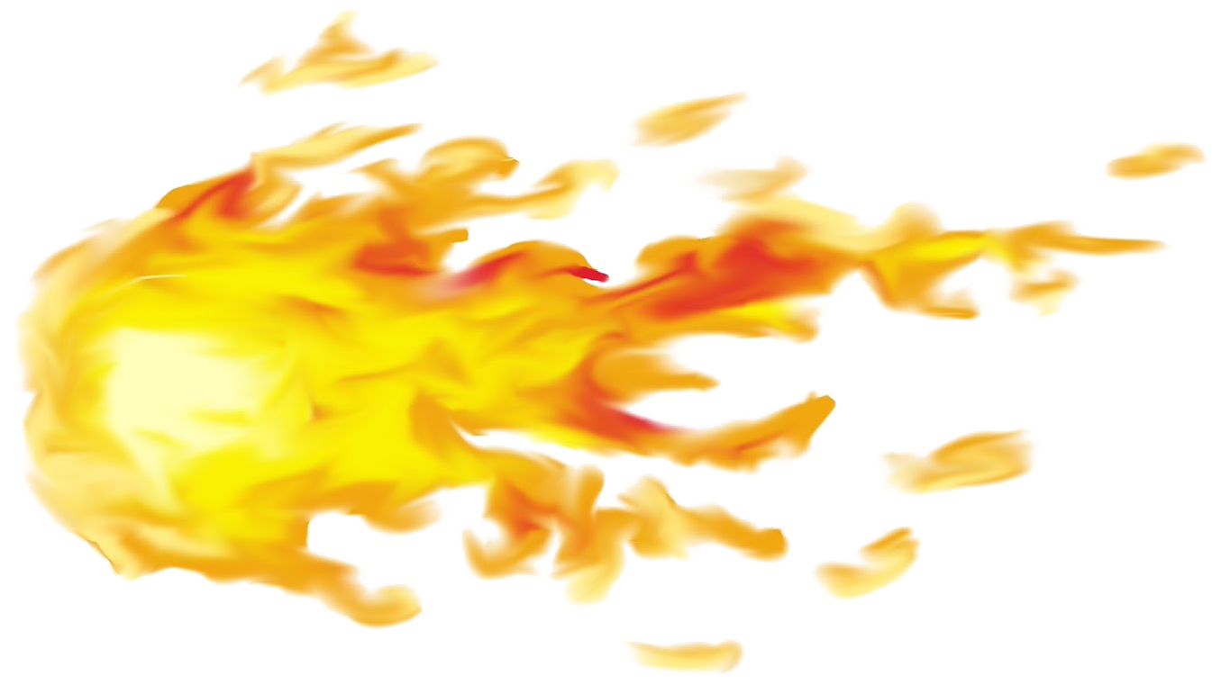 Download PNG image - Fireball Burning Transparent PNG 