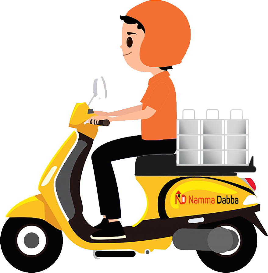 Download PNG image - Food Delivery Scooter Download PNG Image 