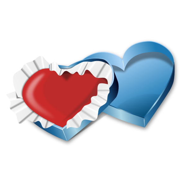 Download PNG image - Gift Heart Box PNG Photos 