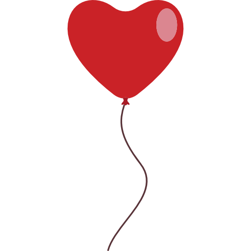 Download PNG image - Heart Balloon PNG Image 