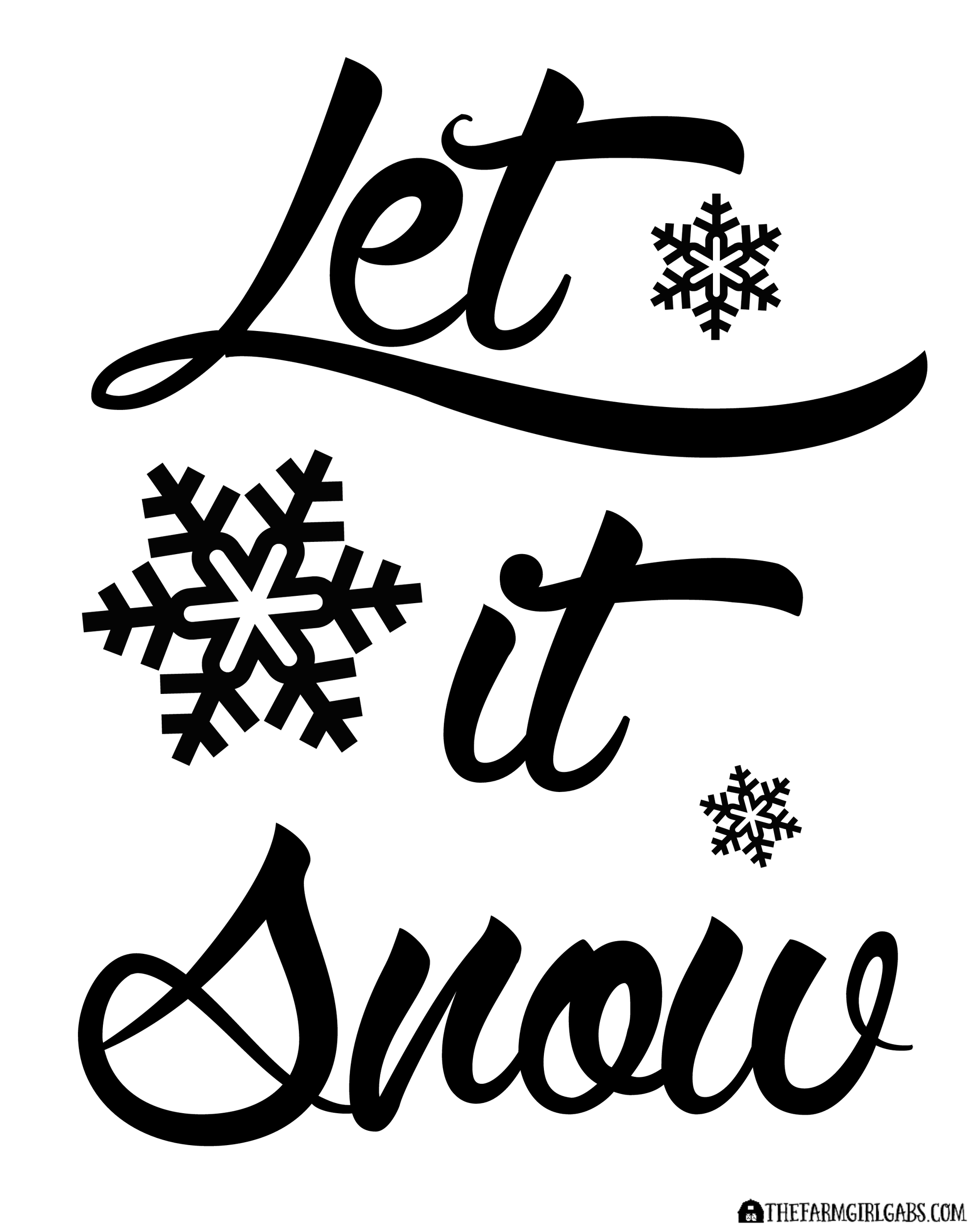 Download PNG image - Let It Snow PNG Picture 