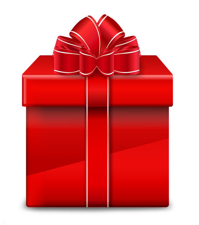 Download PNG image - Red Christmas Gift PNG Transparent Picture 