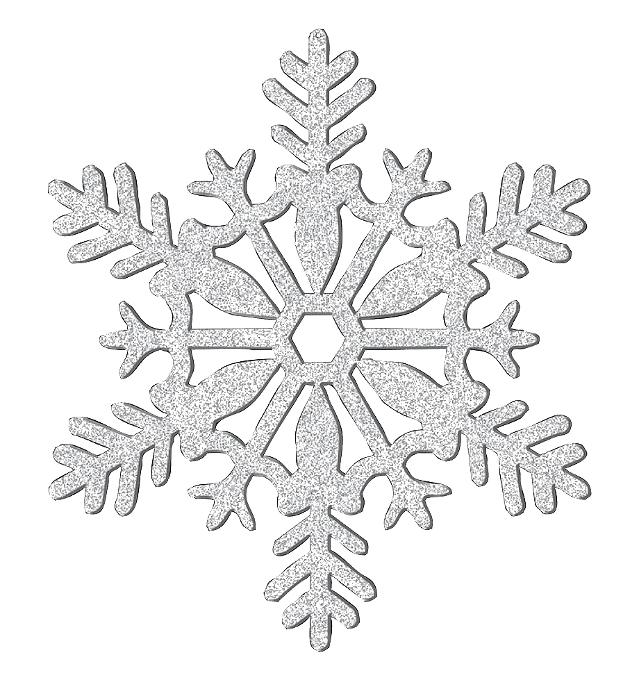 Download PNG image - Silver Snowflake Transparent PNG 