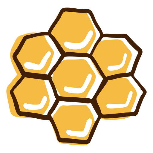 Download PNG image - Vector Honeycomb PNG Transparent Image 