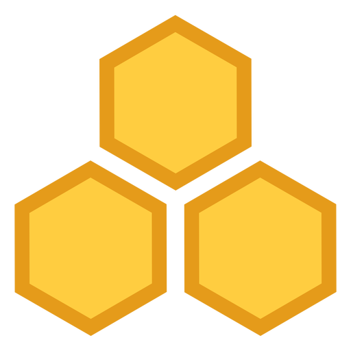 Download PNG image - Vector Honeycomb Transparent Background 