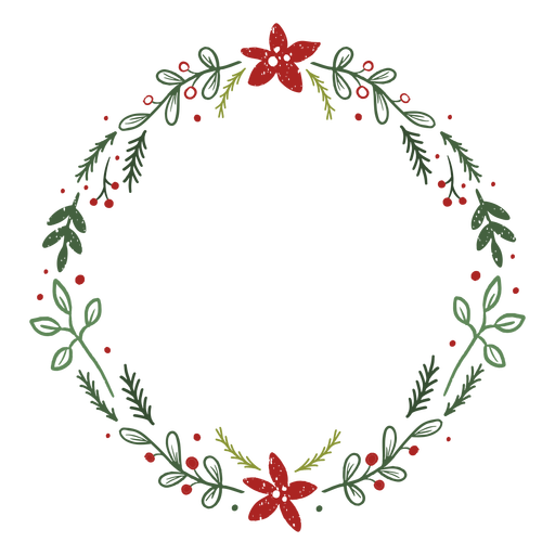 Download PNG image - Watercolor Christmas Wreath PNG HD 