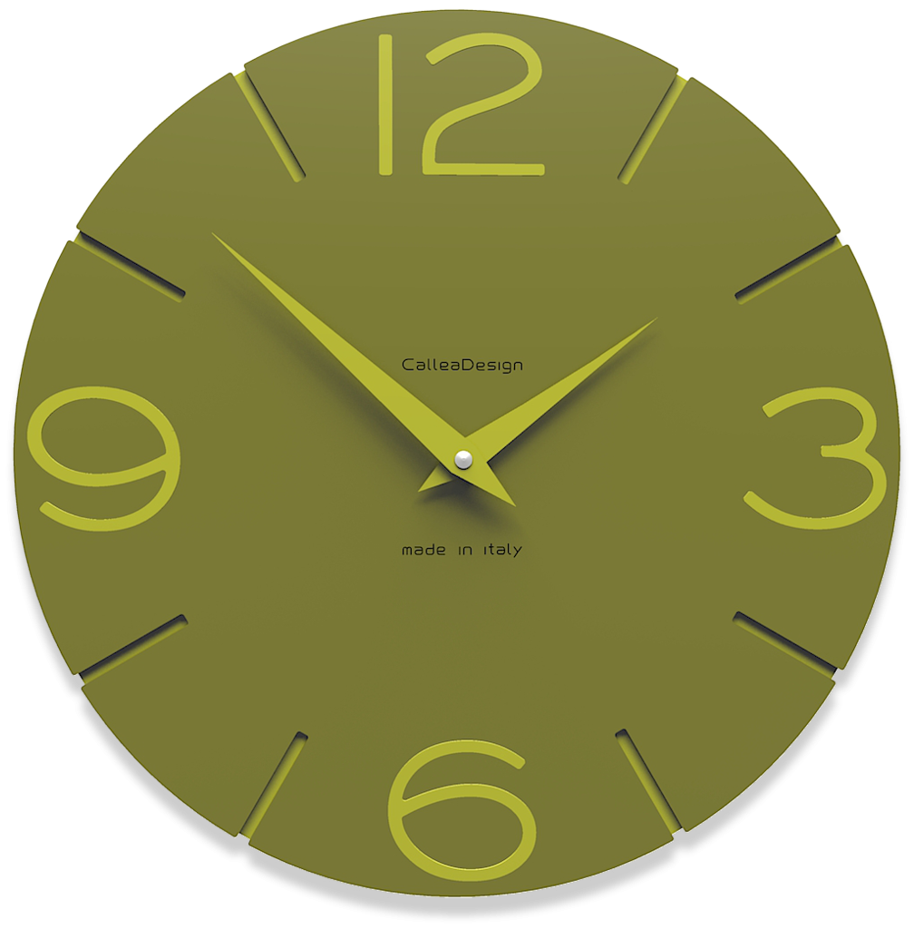 Download PNG image - Office Green Wall Clock PNG Transparent Image 