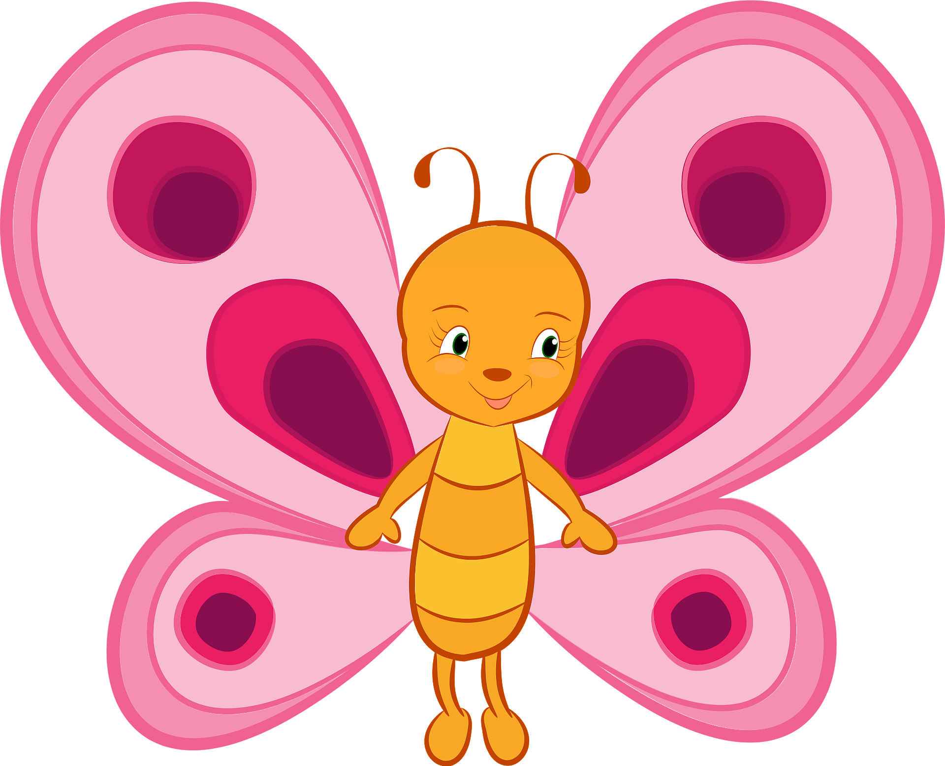 Download PNG image - Butterfly Cute Insect PNG Transparent Image 