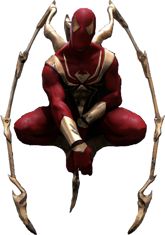 Download PNG image - Flying Iron Spiderman PNG Image 