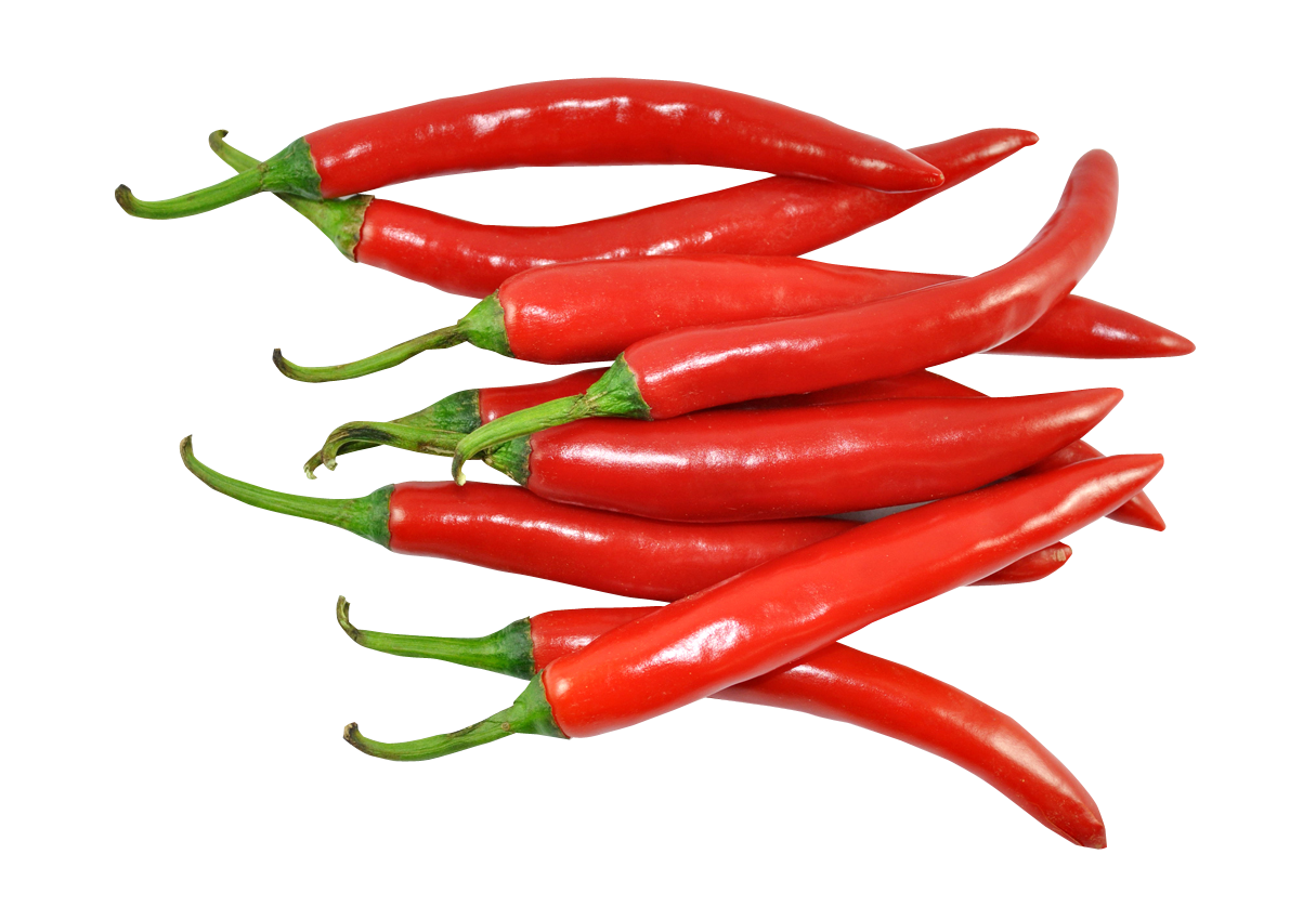 Download PNG image - Fresh Green And Red Chilli PNG File 
