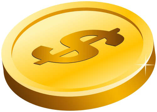 Download PNG image - Gold Coin Transparent Background 