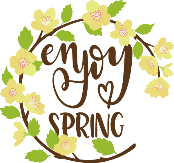 Download PNG image - Hello Spring Vector PNG Image 