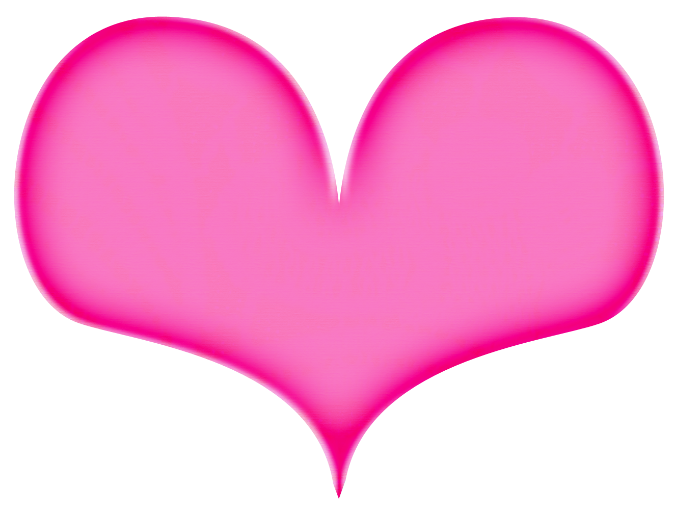 Download PNG image - Hot Pink Heart PNG File 