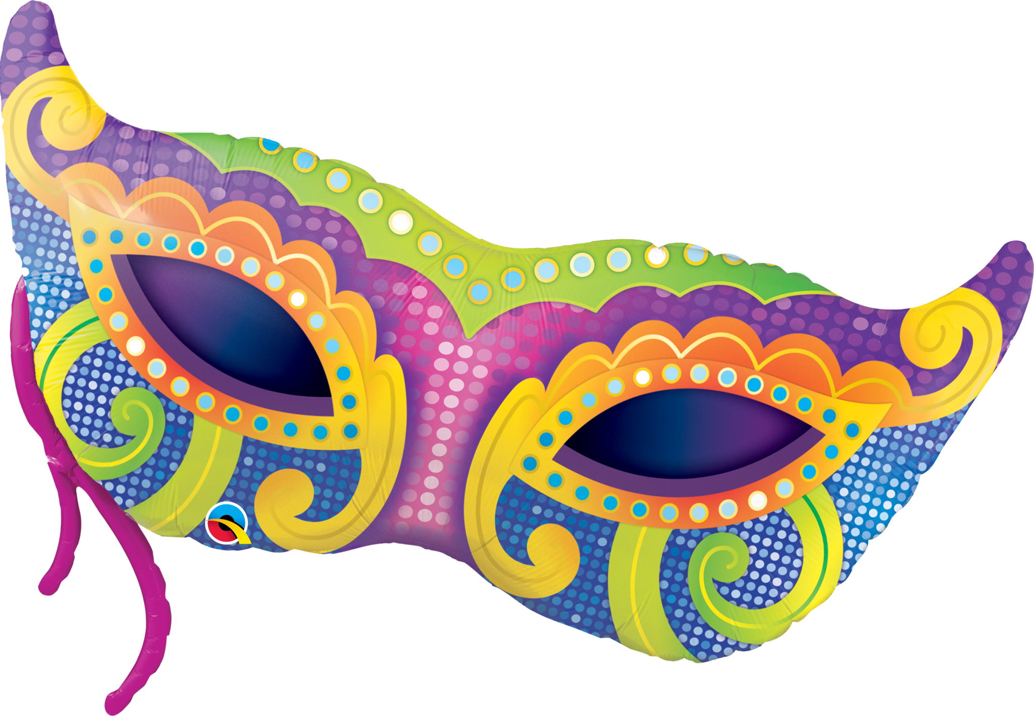 Download PNG image - Mardi Gras Mask PNG Isolated File 