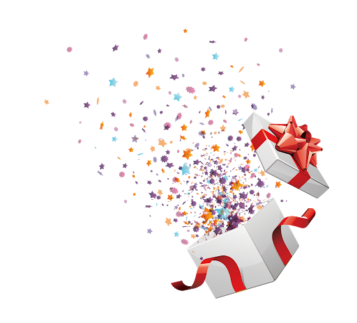 Download PNG image - Open Christmas Gift PNG Picture 