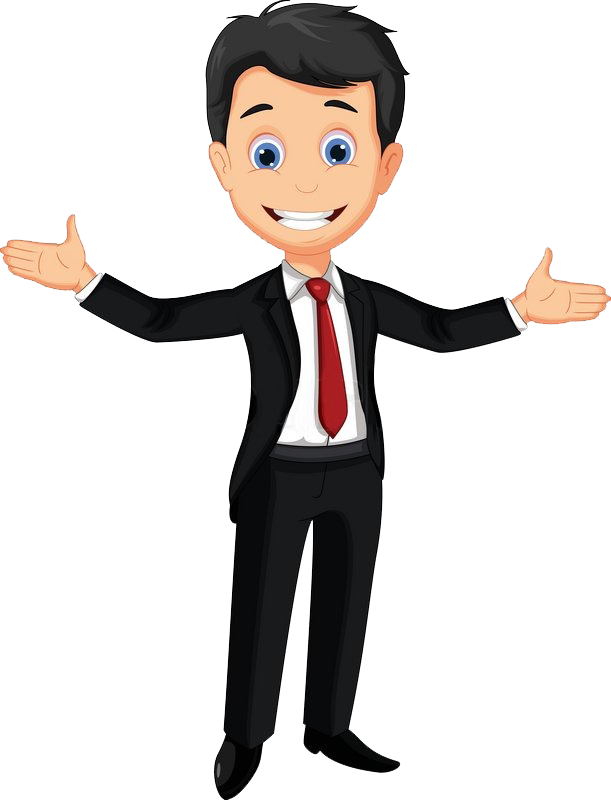 Download PNG image - Animated Businessman PNG Pic 
