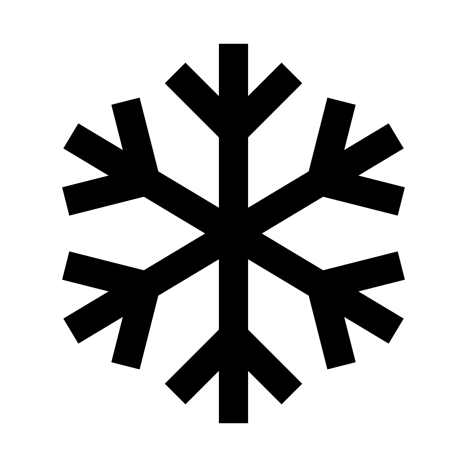 Download PNG image - Christmas Black Snowflake PNG Picture 
