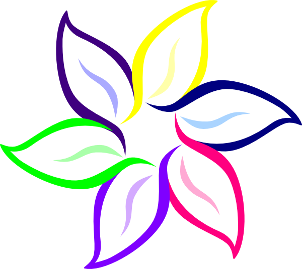 Colorful Flowers PNG HD