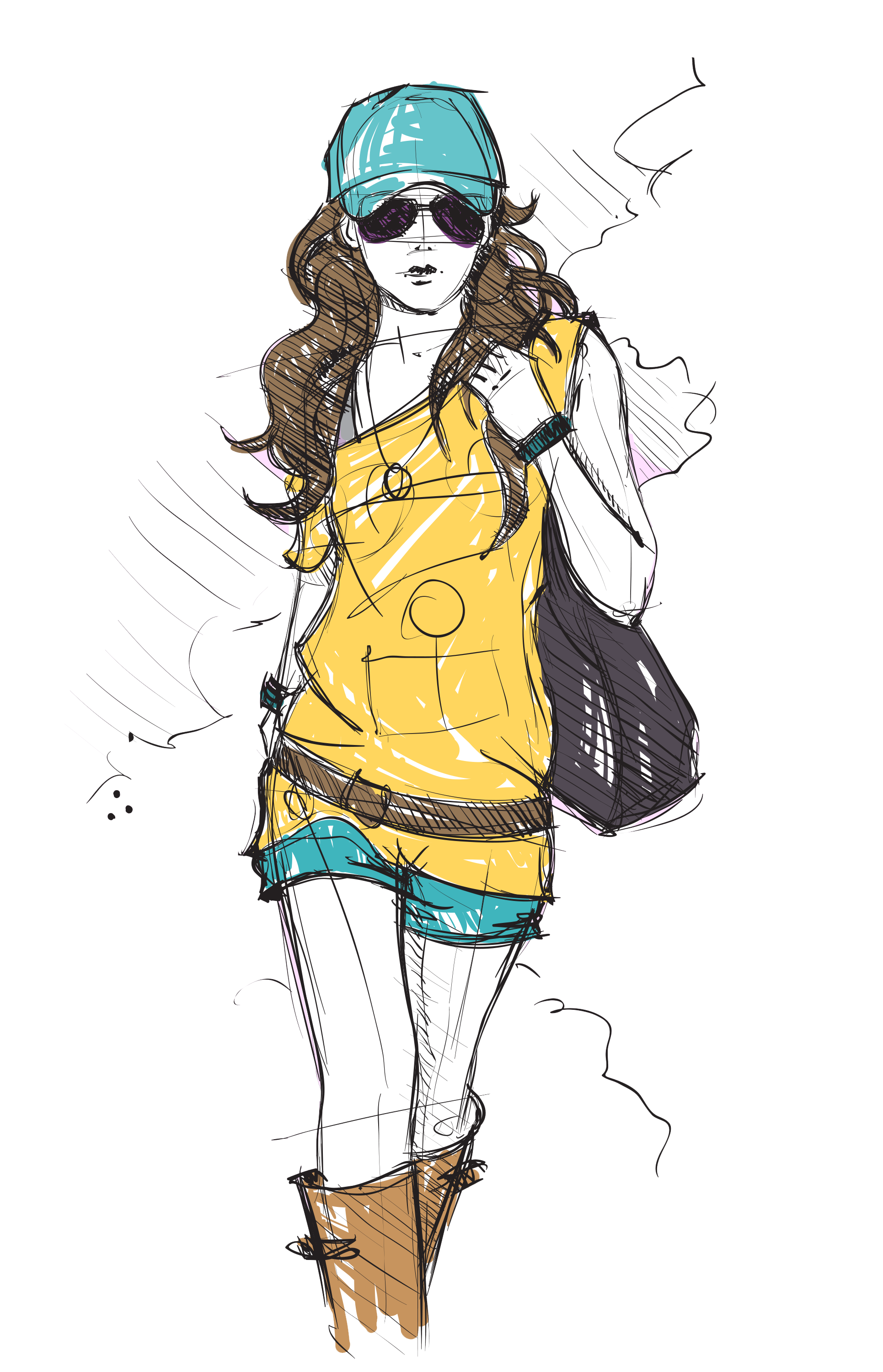 Download PNG image - Fashion Girl PNG HD 
