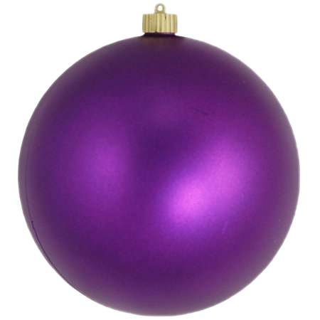 Download PNG image - Purple Christmas Ball Transparent PNG 