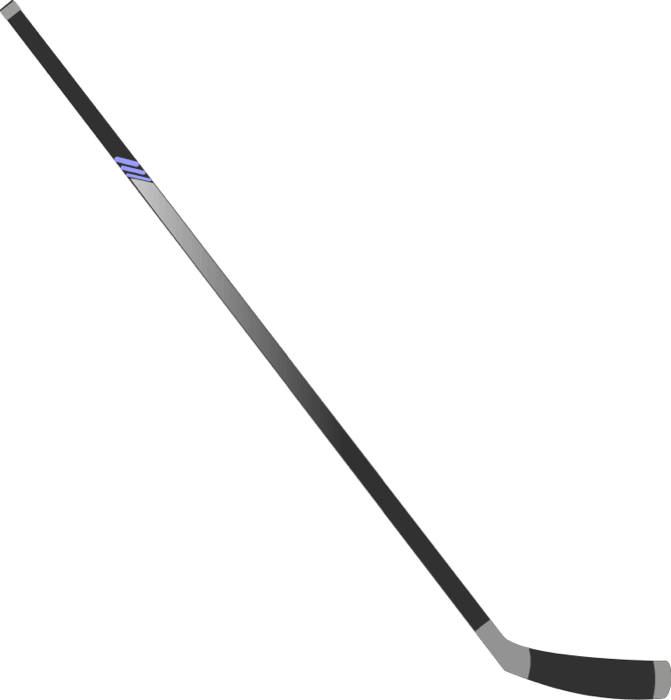 Download PNG image - Black Hockey Stick PNG Clipart 