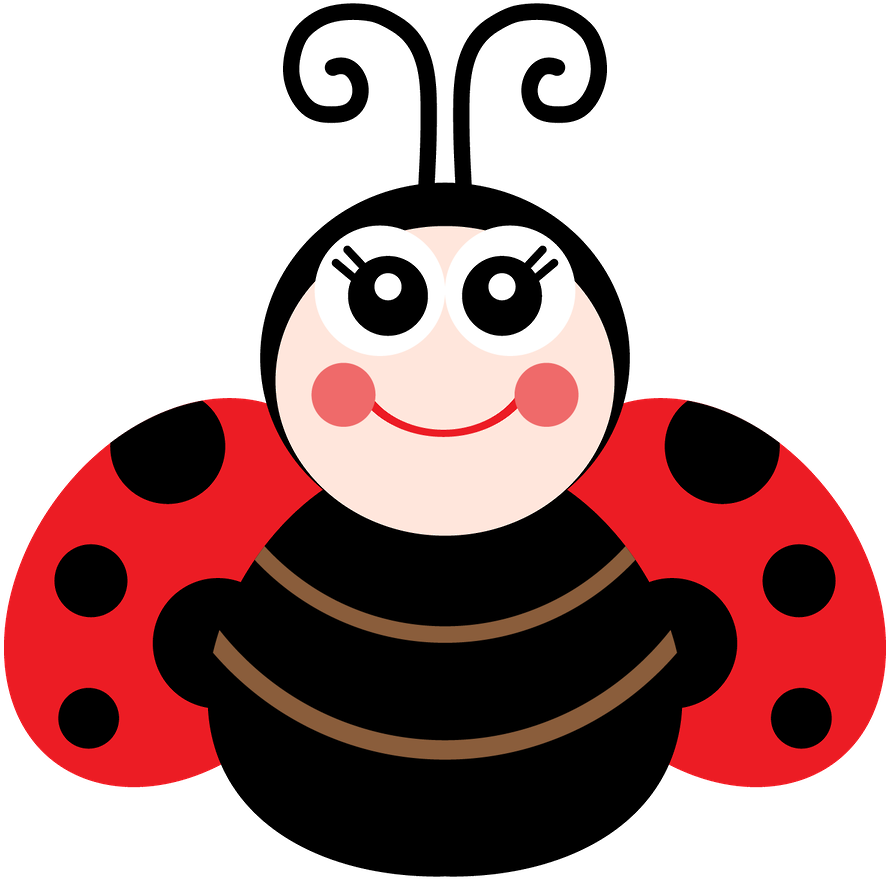 Download PNG image - Ladybug Cute Insect PNG File 