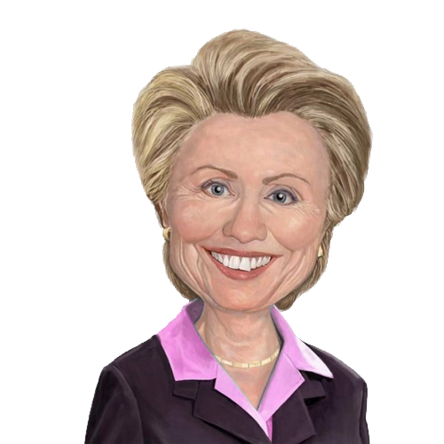 Download PNG image - Face Hillary Clinton Transparent PNG 