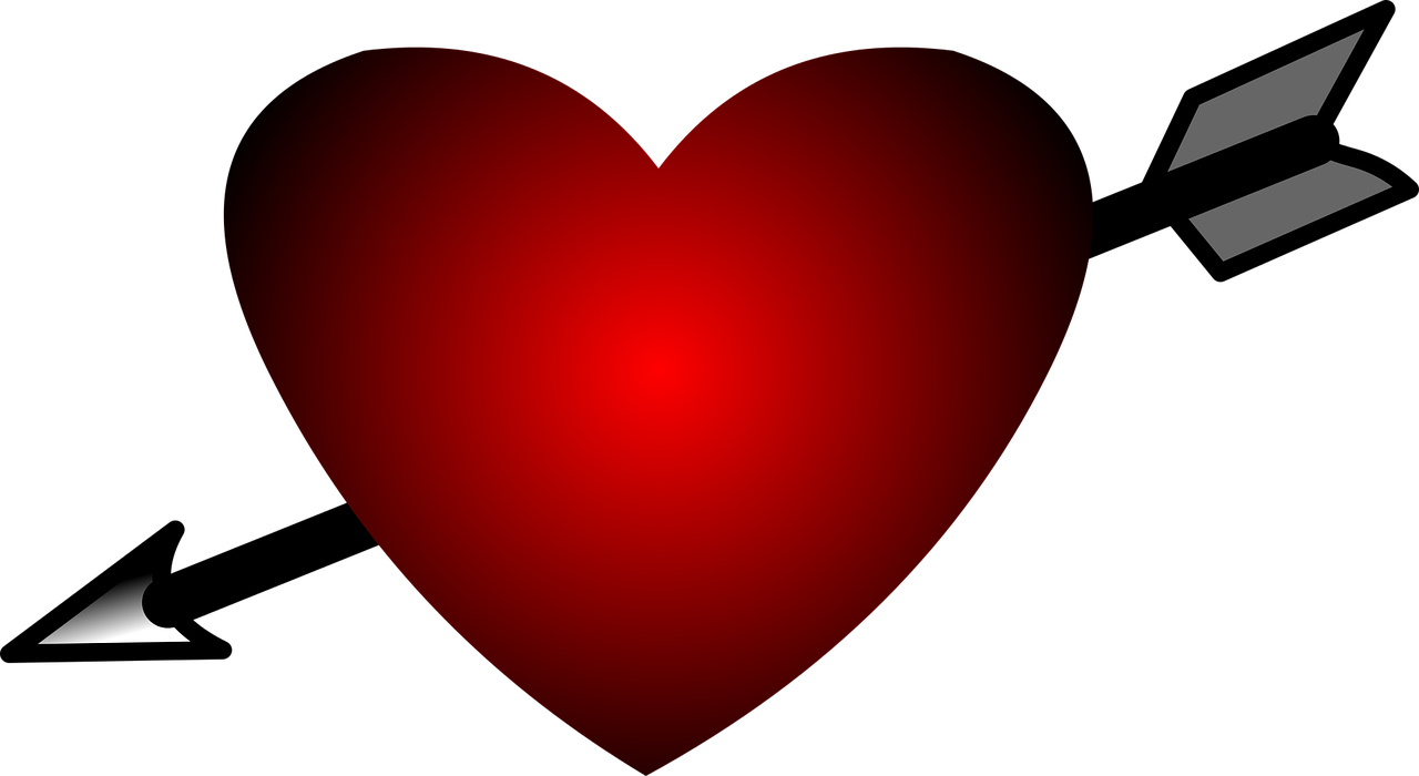 Download PNG image - Heart Arrow PNG Photos 