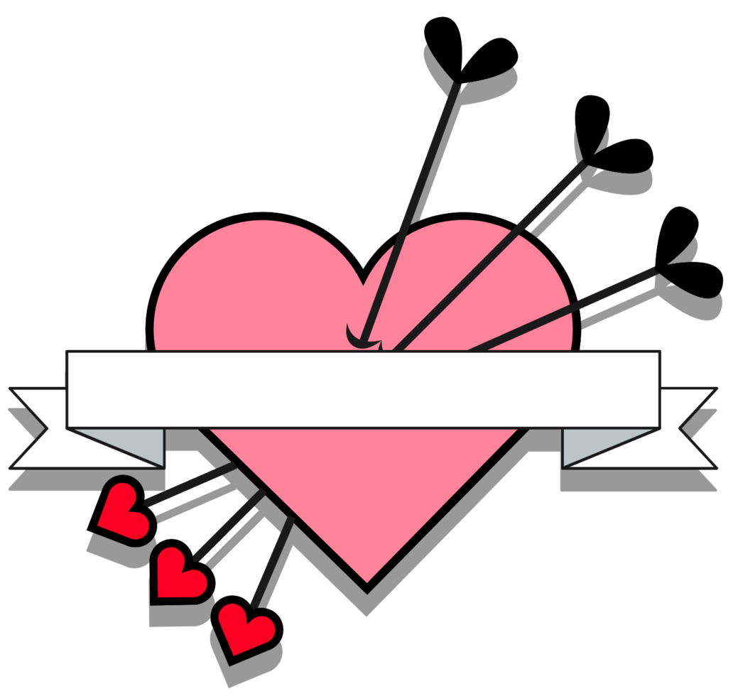 Download PNG image - Heart Arrow Transparent Background 