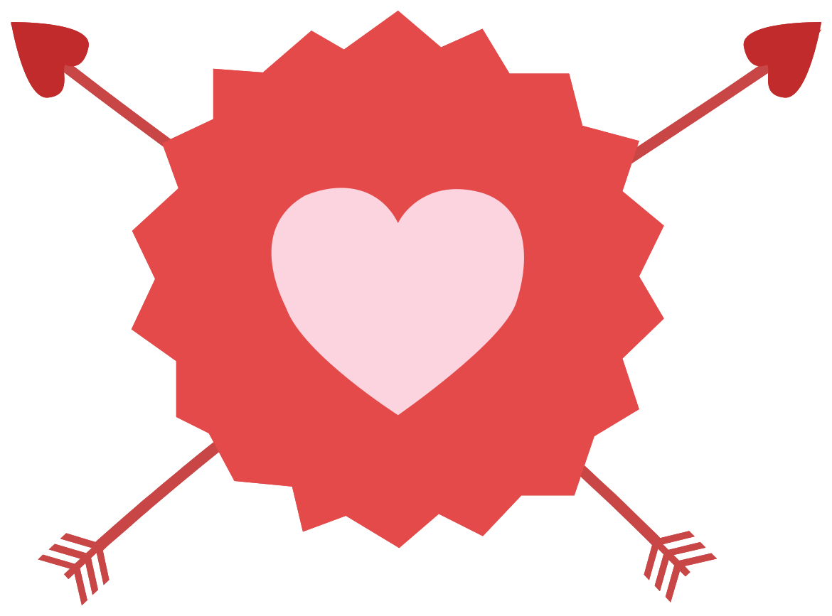 Download PNG image - Valentine Heart Arrow PNG Image 