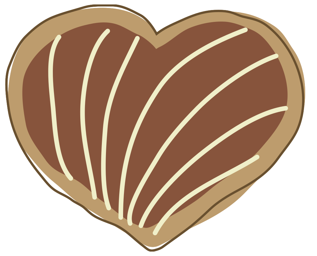 Download PNG image - Vector Heart Cookie PNG Image 