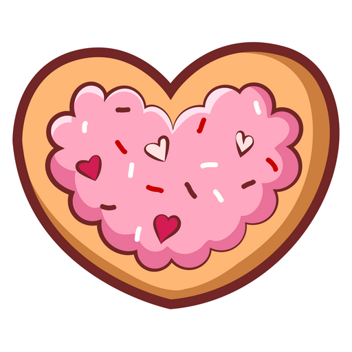 Download PNG image - Vector Heart Cookie Transparent PNG 